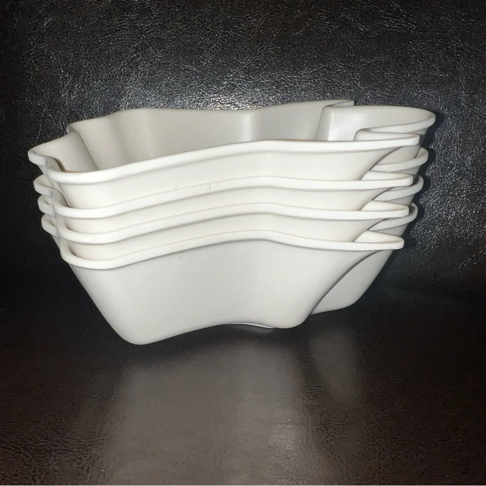Set of 4 GHOST Snack/Dip Melamine Bowls